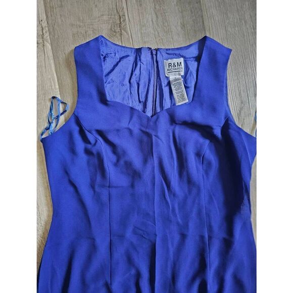 R & M Richard's Size 16 Royal Blue Dress and Blazer - Picture 6 of 12